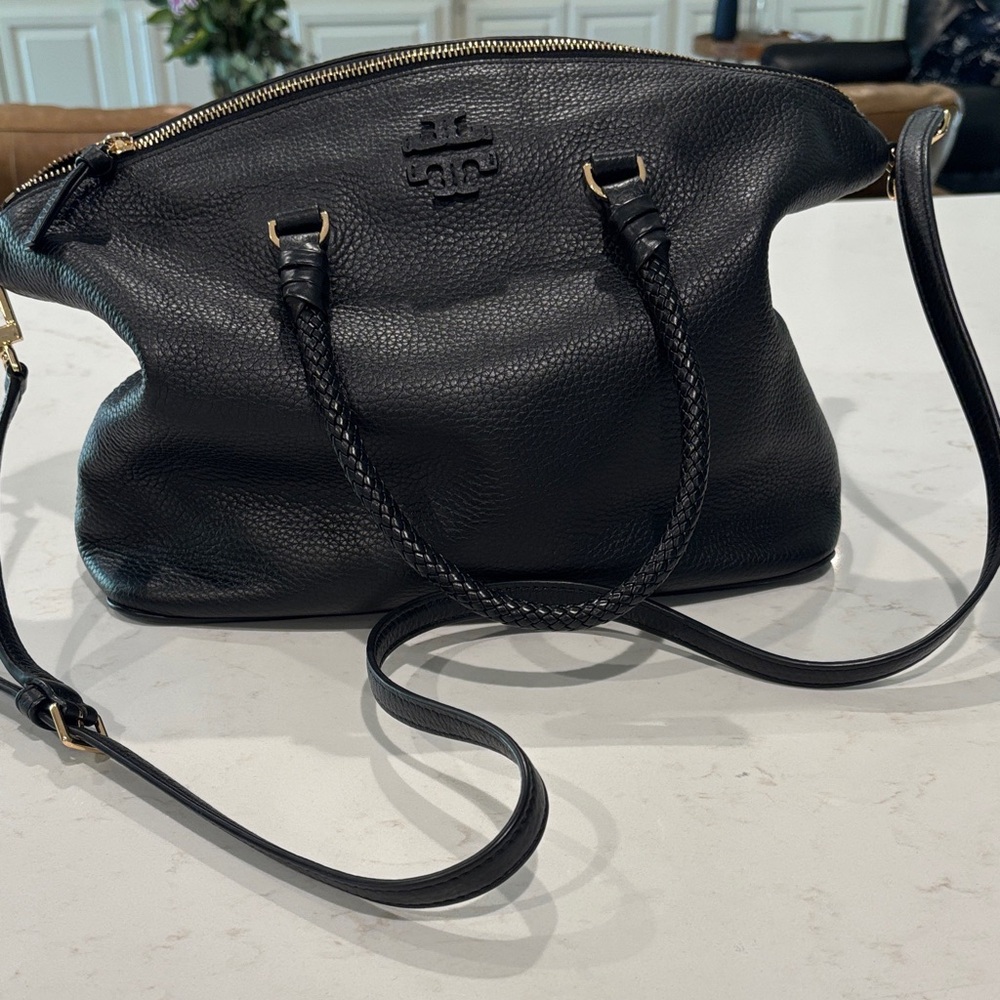 Black Leather Handbag